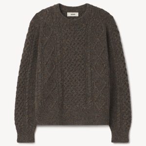 Irish Donegal Wool Cable Crew